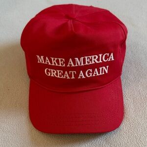 Cali Fame Headwear Make America Great Again Red Baseball Cap Snapback Closure